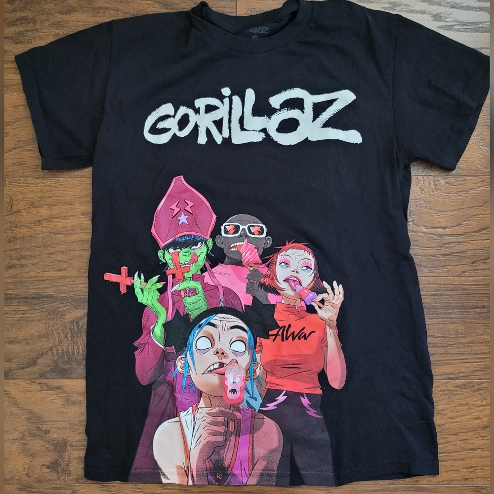 Gorillaz Black Graphic Women's Tee